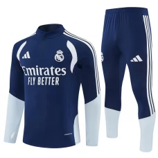 Kinder Real Madrid Trainingsanzug 2026-27 - 1-4 Zip Blau Kinder Real Madrid Trainingsanzug 2026-27 - 1-4 Zip Blau