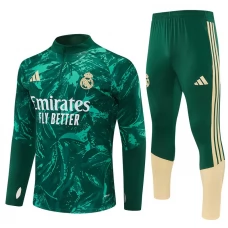 Kinder Real Madrid Trainingsanzug 2026-27 - 1-4 Zip Grün Kinder Real Madrid Trainingsanzug 2026-27 - 1-4 Zip Grün