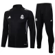 Kinder Real Madrid Trainingsjacke + Hose 2025-26 - Schwarz