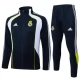 Kinder Real Madrid Trainingsjacke + Hose 2025-26 - Schwarz
