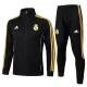 Kinder Real Madrid Trainingsjacke + Hose 2025-26 - Schwarz