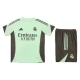 Kinder Real Madrid Trainingstrikot + Shorts 2025-26 Grün