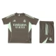 Kinder Real Madrid Trainingstrikot + Shorts 2025-26 Khaki
