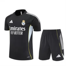 Kinder Real Madrid Trainingstrikot + Shorts 2025-26 Schwarz Kinder Real Madrid Trainingstrikot + Shorts 2025-26 Schwarz