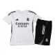 Kinder Real Madrid Trainingstrikot + Shorts 2025-26 Weiß