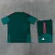 Kinder Real Madrid Trainingstrikot + Shorts 2026-27 Grün Rot