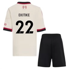 Liverpool Ekitike 22 Auswärts Trikotsatz Kinder 2025-26