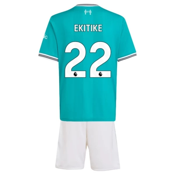 Liverpool Ekitike 22 Ausweich Trikot Set Kinder 2025-26 Liverpool Ekitike 22 Ausweich Trikot Set Kinder 2025-26