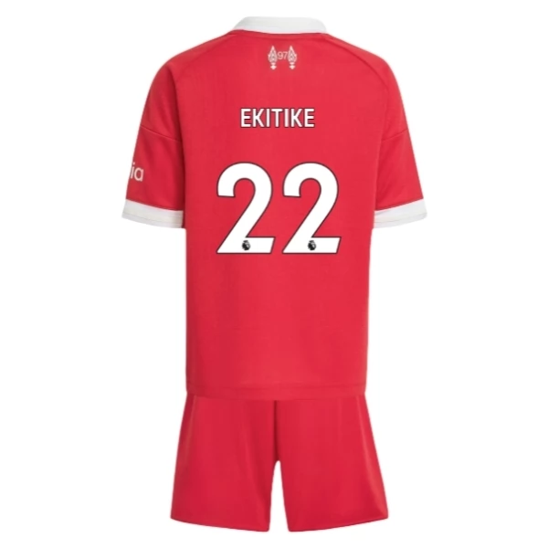 Liverpool Ekitike 22 Heim Trikot Set Kinder 2025-26 Liverpool Ekitike 22 Heim Trikot Set Kinder 2025-26