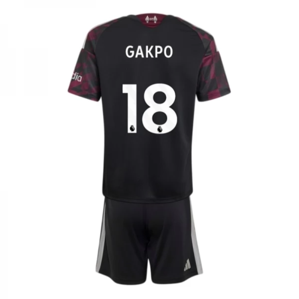 Liverpool Gakpo 18 Ausweich Trikot Set Kinder 2026-27 Liverpool Gakpo 18 Ausweich Trikot Set Kinder 2026-27