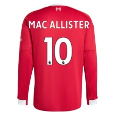 Liverpool Mac Allister 10 Heimtrikot 2025-26 Langarm