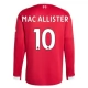Liverpool Mac Allister 10 Heimtrikot 2025-26 Langarm
