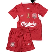 Liverpool Retro Heim Trikot Set Kinder 2004-05 Liverpool Retro Heim Trikot Set Kinder 2004-05