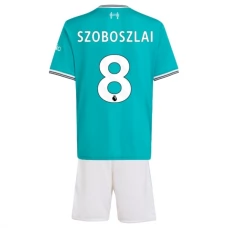 Liverpool Szoboszlai 8 Ausweich Trikot Set Kinder 2025-26 Liverpool Szoboszlai 8 Ausweich Trikot Set Kinder 2025-26