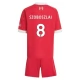Liverpool Szoboszlai 8 Heim Trikot Set Kinder 2025-26 Liverpool Szoboszlai 8 Heim Trikot Set Kinder 2025-26