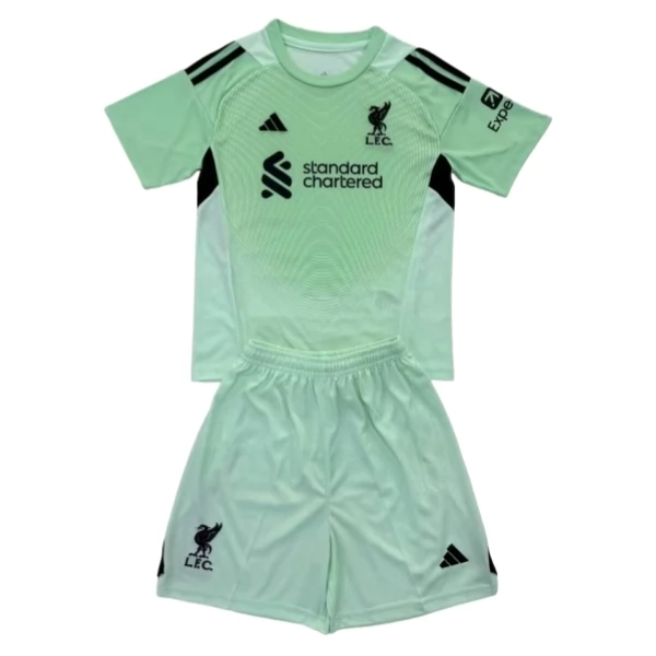 Liverpool Torwart Heim Trikot Set Kinder 2025-26 Liverpool Torwart Heim Trikot Set Kinder 2025-26