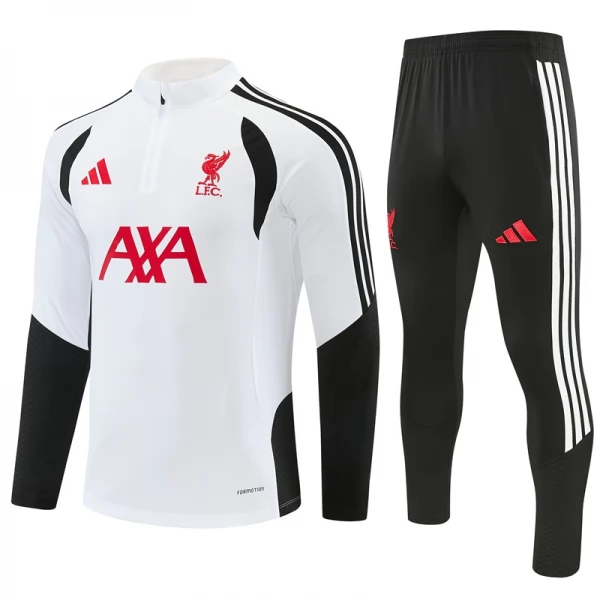 Liverpool Trainingsanzug 2026-27 - 1-4 Zip Weiß Liverpool Trainingsanzug 2026-27 - 1-4 Zip Weiß