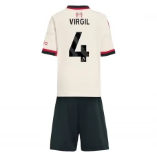 Liverpool Virgil 4 Auswärts Trikot Set Kinder 2025-26 Liverpool Virgil 4 Auswärts Trikot Set Kinder 2025-26