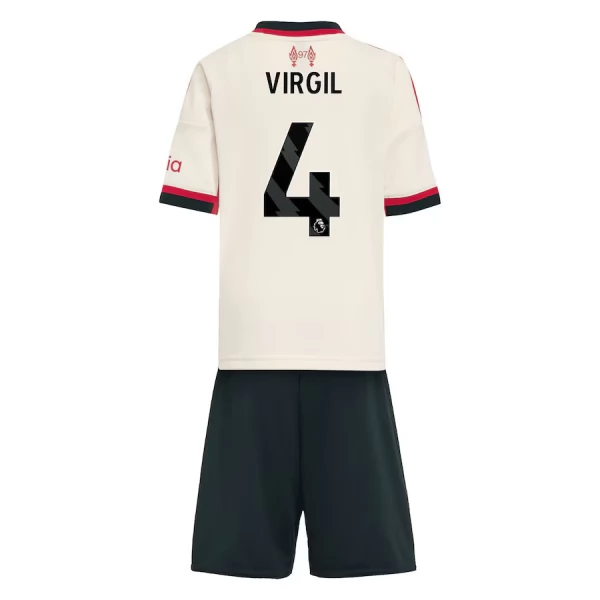 Liverpool Virgil 4 Auswärts Trikot Set Kinder 2025-26 Liverpool Virgil 4 Auswärts Trikot Set Kinder 2025-26
