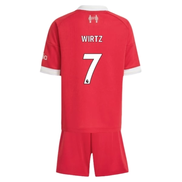 Liverpool Wirtz 7 Heim Trikot Set Kinder 2025-26 Liverpool Wirtz 7 Heim Trikot Set Kinder 2025-26