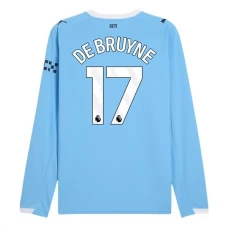 Manchester City De Bruyne 17 Heimtrikot 2025-26 Langarm