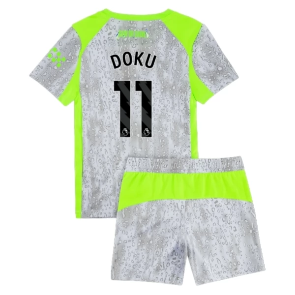 Manchester City Doku 11 Ausweich Trikot Set Kinder 2025-26 Manchester City Doku 11 Ausweich Trikot Set Kinder 2025-26
