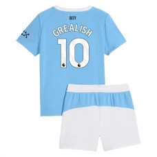 Manchester City Grealish 10 Heim Trikotsatz Kinder 2025-26