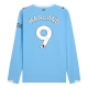 Manchester City Haaland 9 Heimtrikot 2025-26 Langarm