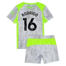Manchester City Rodrigo 16 Ausweich Trikotsatz Kinder 2025-26