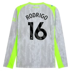 Manchester City Rodrigo 16 Ausweichtrikot 2025-26 Langarm
