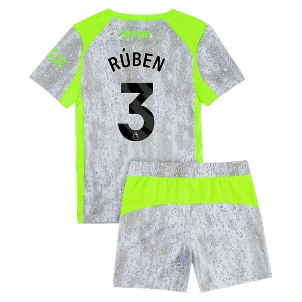 Manchester City Rúben 3 Ausweich Trikot Set Kinder 2025-26 Manchester City Rúben 3 Ausweich Trikot Set Kinder 2025-26