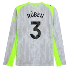 Manchester City Rúben 3 Ausweichtrikot 2025-26 Langarm