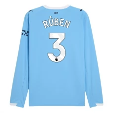 Manchester City Rúben 3 Heimtrikot 2025-26 Langarm