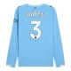 Manchester City Rúben 3 Heimtrikot 2025-26 Langarm