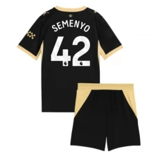 Manchester City Semenyo 42 Auswärts Trikot Set Kinder 2026-27