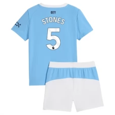 Manchester City Stones 5 Heim Trikotsatz Kinder 2025-26