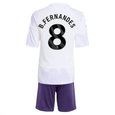 Manchester United B.Fernandes 8 Auswärts Trikot Set Kinder 2025-26 Manchester United B.Fernandes 8 Auswärts Trikot Set Kinder 2025-26