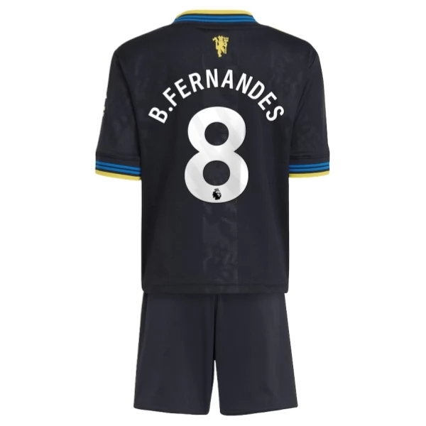Manchester United B.Fernandes 8 Ausweich Trikot Set Kinder 2025-26 Manchester United B.Fernandes 8 Ausweich Trikot Set Kinder 2025-26
