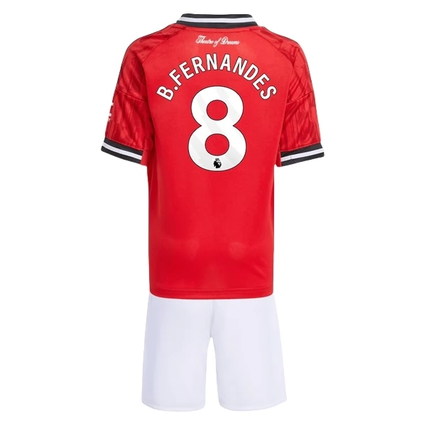 Manchester United B.Fernandes 8 Heim Trikot Set Kinder 2025-26 Manchester United B.Fernandes 8 Heim Trikot Set Kinder 2025-26