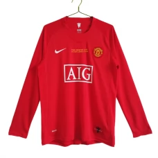 Manchester United Champions League Final Retro Heimtrikot 2007-08 Langarm