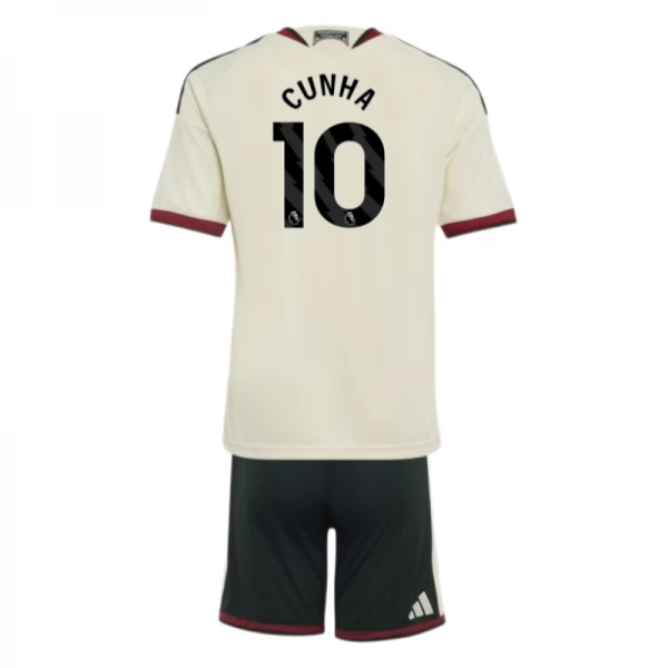 Manchester United Cunha 10 Ausweich Trikot Set Kinder 2026-27 Manchester United Cunha 10 Ausweich Trikot Set Kinder 2026-27