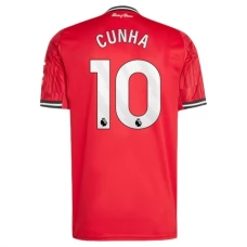 Manchester United Cunha 10 Heimtrikot 2025-26
