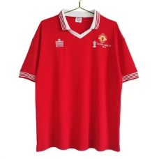 Manchester United FA Cup Final Retro Heimtrikot 1977 Manchester United FA Cup Final Retro Heimtrikot 1977