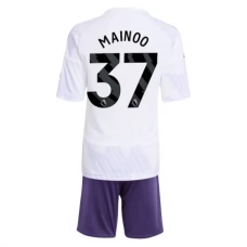 Manchester United Mainoo 37 Auswärts Trikot Set Kinder 2025-26 Manchester United Mainoo 37 Auswärts Trikot Set Kinder 2025-26