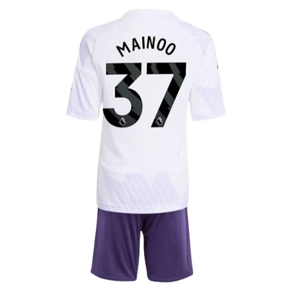 Manchester United Mainoo 37 Auswärts Trikot Set Kinder 2025-26 Manchester United Mainoo 37 Auswärts Trikot Set Kinder 2025-26
