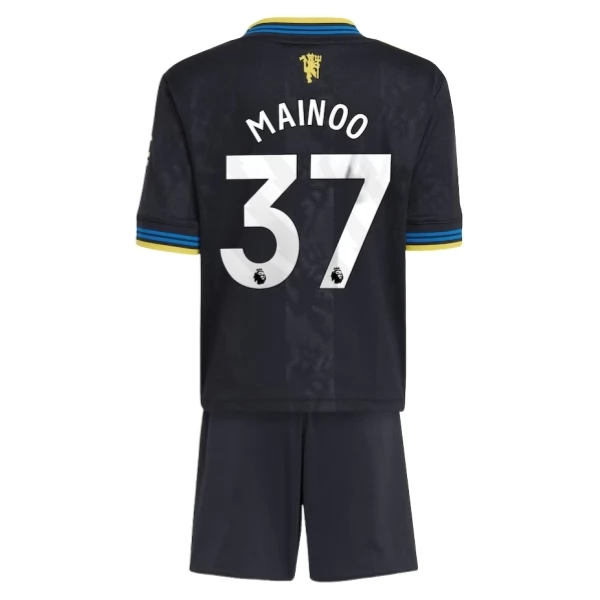 Manchester United Mainoo 37 Ausweich Trikot Set Kinder 2025-26 Manchester United Mainoo 37 Ausweich Trikot Set Kinder 2025-26