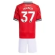 Manchester United Mainoo 37 Heim Trikot Set Kinder 2025-26 Manchester United Mainoo 37 Heim Trikot Set Kinder 2025-26