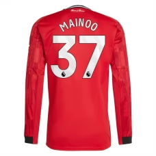 Manchester United Mainoo 37 Heimtrikot 2025-26 Langarm