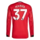 Manchester United Mainoo 37 Heimtrikot 2025-26 Langarm