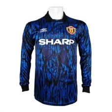 Manchester United Retro Auswärtstrikot 1992-93 Langarm